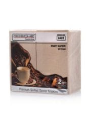 Rosche Quilted Kraft Dinner Napkin GT fold 100s
