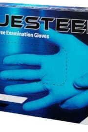 blue nitrile gloves